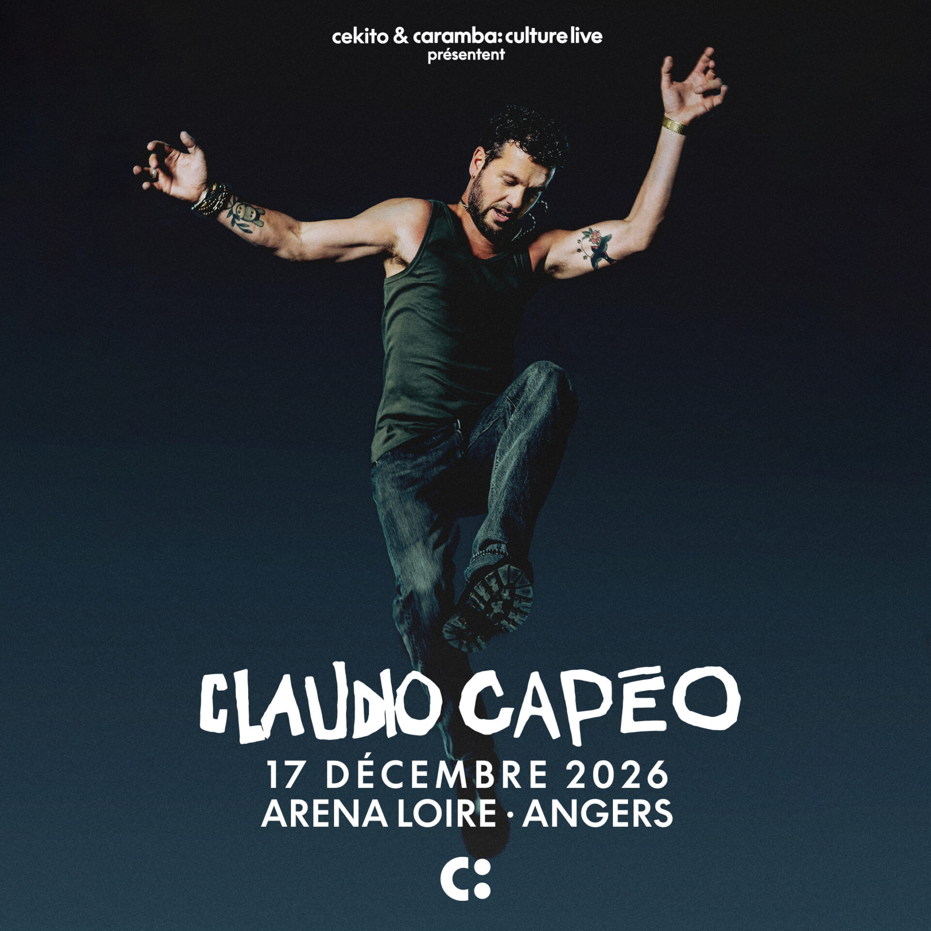 Claudio Capeo en concert à l’Arena Loire le Jeu 17 déc
