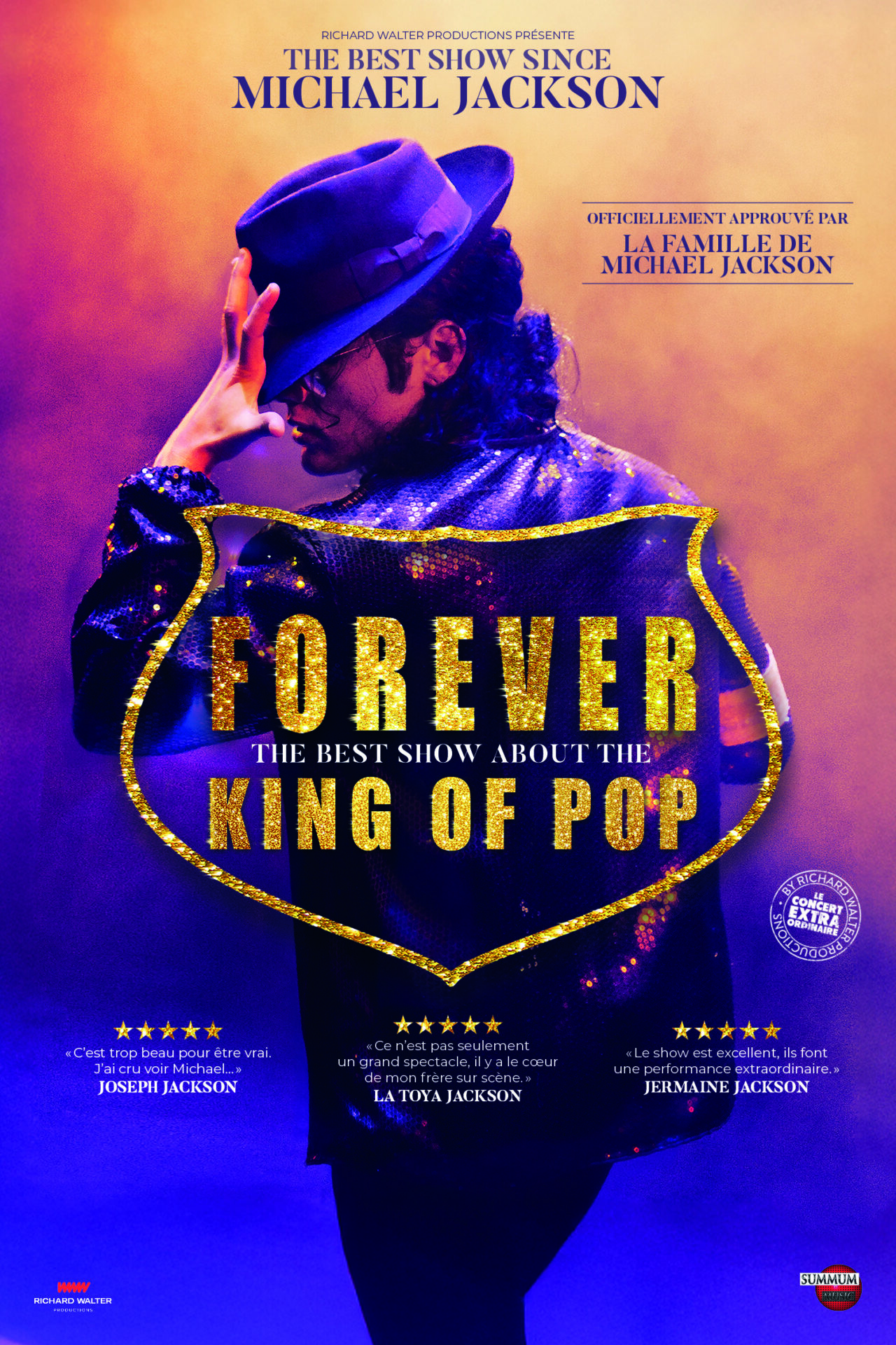 Forever – Tribute to Michael Jackson en concert à l’Arena Loire le Mer 20 jan