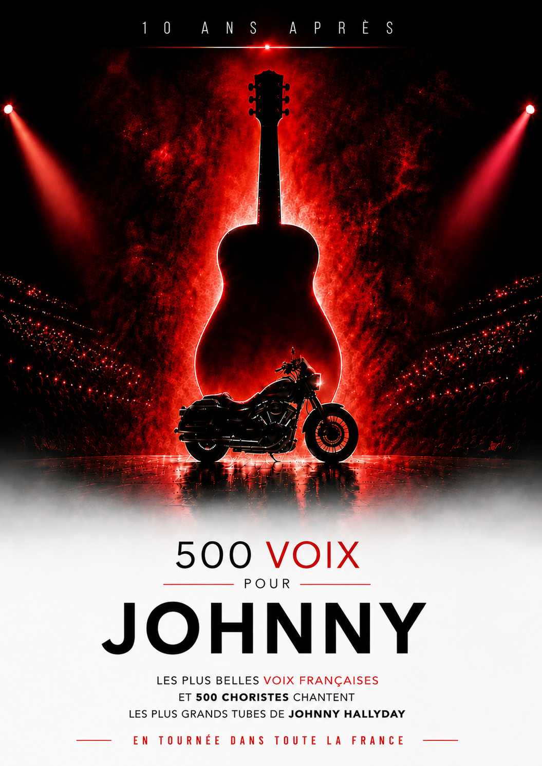 500 Voix pour Johnny en concert à l’Arena Loire le Ven 21 mai