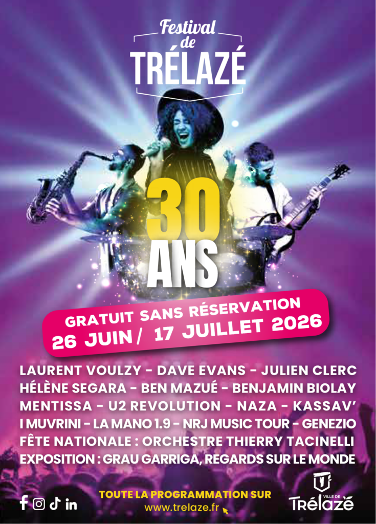 Affiche festival de Trélazé 2026