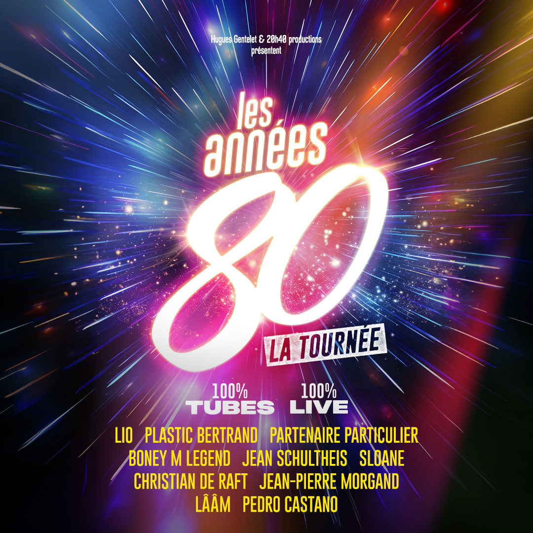 Les Annees 80, la Tournee en concert à l’Arena Loire le Sam 5 fév